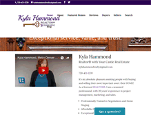 Tablet Screenshot of kylahammond.com